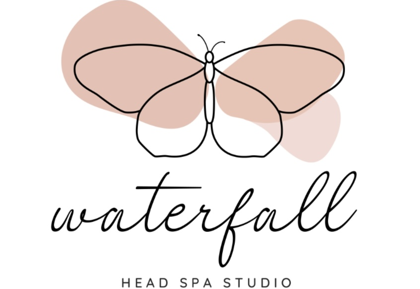 Waterfall Head Spa Studio Logo